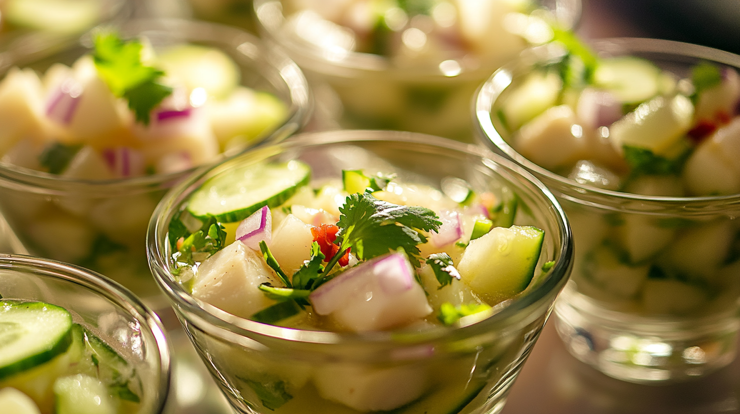 Ceviche de Peixe Branco: Refrescante e Delicioso para o Verão