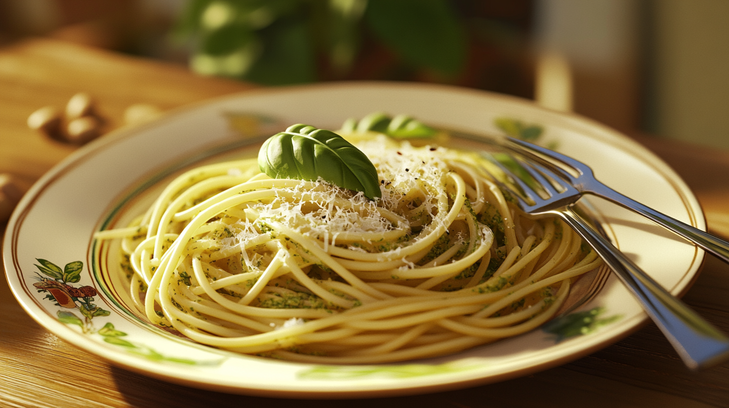 Variações do macarrão ao molho pesto