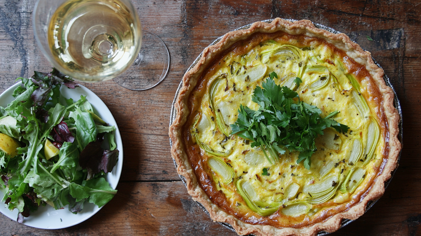 Quiche de Alho-Poró: Receita Leve e Deliciosa para Você!