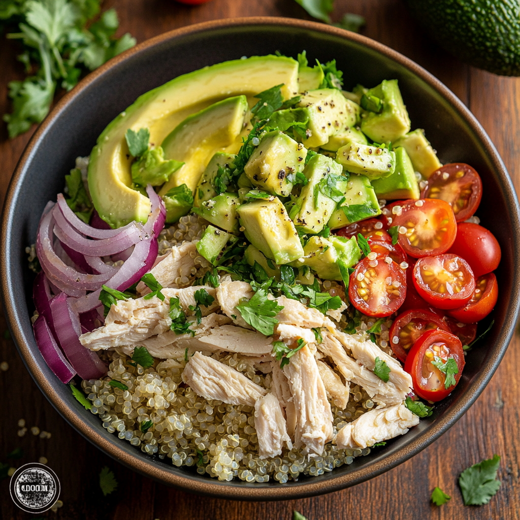 Mistura da salada de quinoa