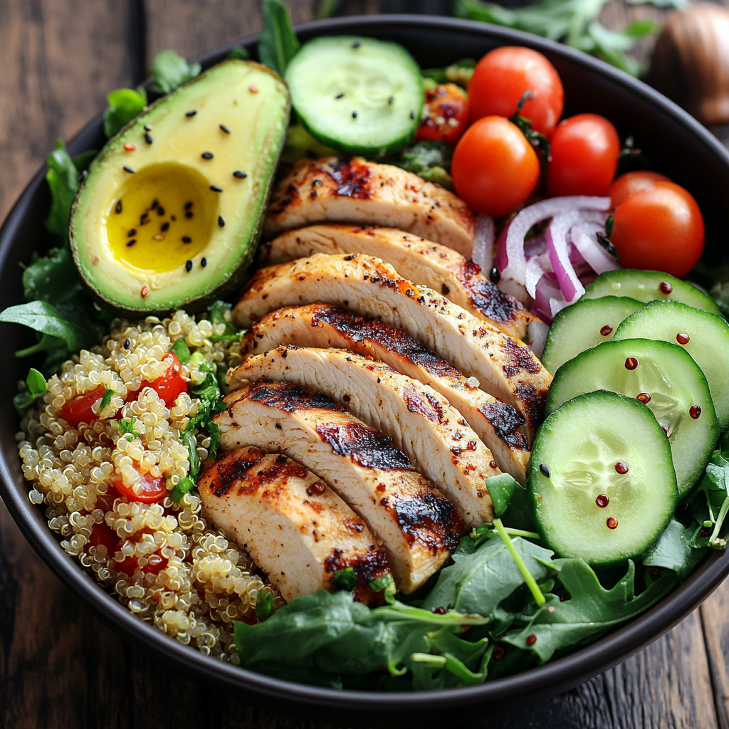 Deliciosa Receita de 500 Calorias: Salada Colorida de Quinoa