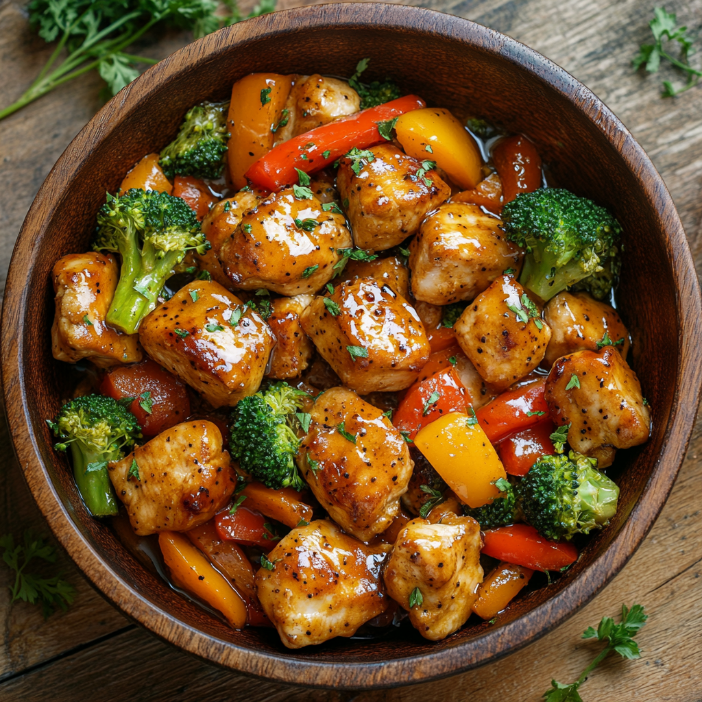 Frango com Legumes Pronto para Servir