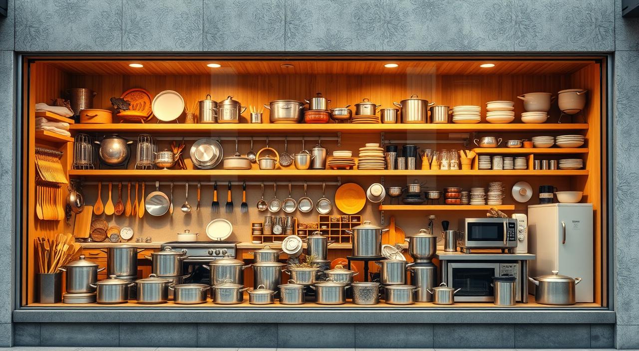 loja de utensílios de cozinha