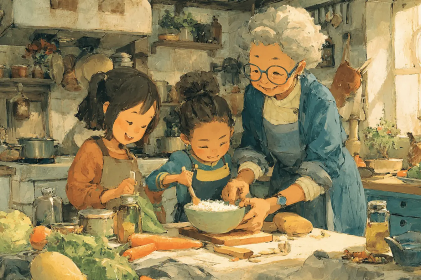 Arroz de Família servido na mesa