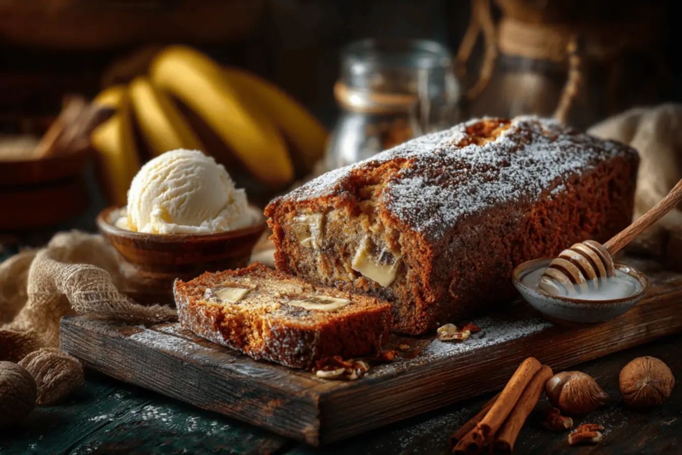 Ingredientes para o Bolo de Banana