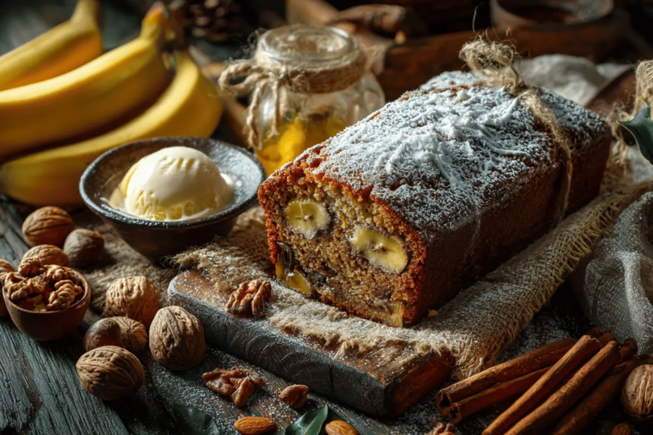 Massa do Bolo de Banana pronta