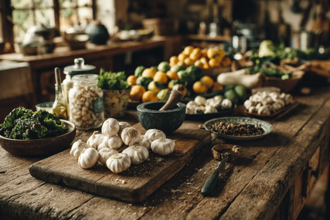 Prato colorido com alimentos saudáveis
