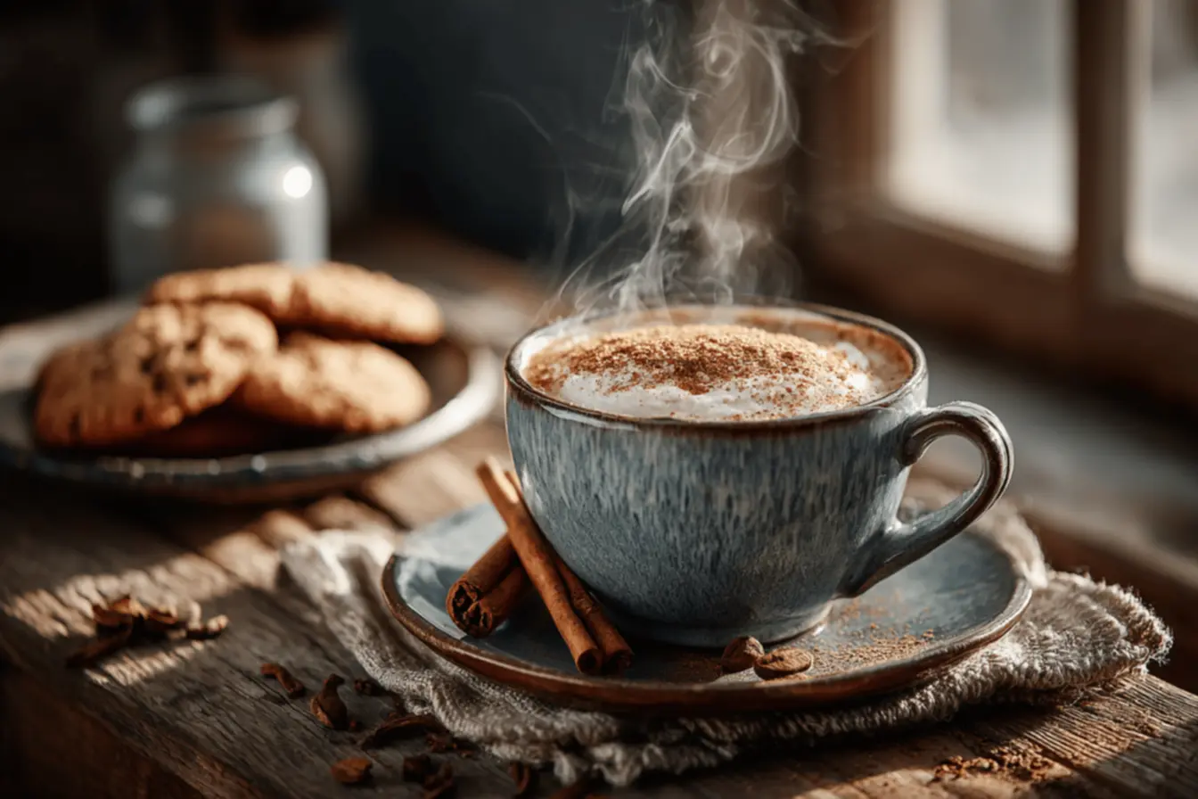Café com canela preparado